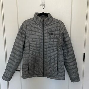 The North Face Gray Quilted Jacket